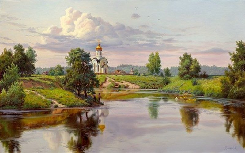 Репродукция картины РУСЬ100*60 см ПИ20, Россия