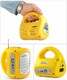 Фонарь Яркйи луч LA-FM аккум, 2 реж, FM-радио, MP3, USB-выход, зарядка 220В