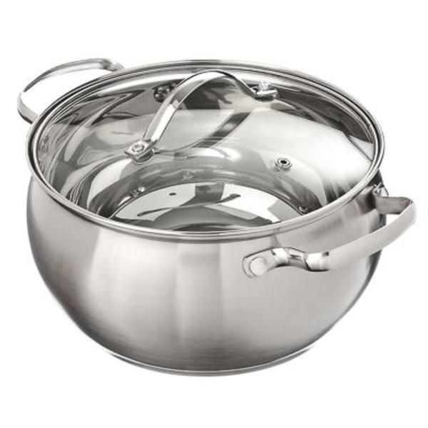 VETTA Женева Кастрюля 20*11,5см. 3,8л. со стекл. Крышкой, индукция822-084