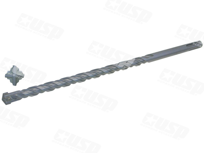 Бур профи SDS-PLUS 12*260 двойной резец и спираль USP-4511 32936