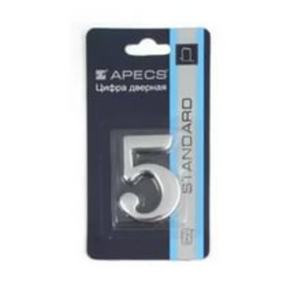Цифра дверная Apecs DN -01-5 -Z-G