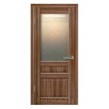 Дверное полотно Моцарт 1(капучино) ДО800*2000 стекло художественное белое, Россия