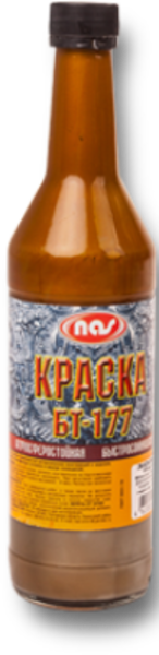 Краска БТ-177 серебрянка 0,5кг (12) НОВОКОЛОР