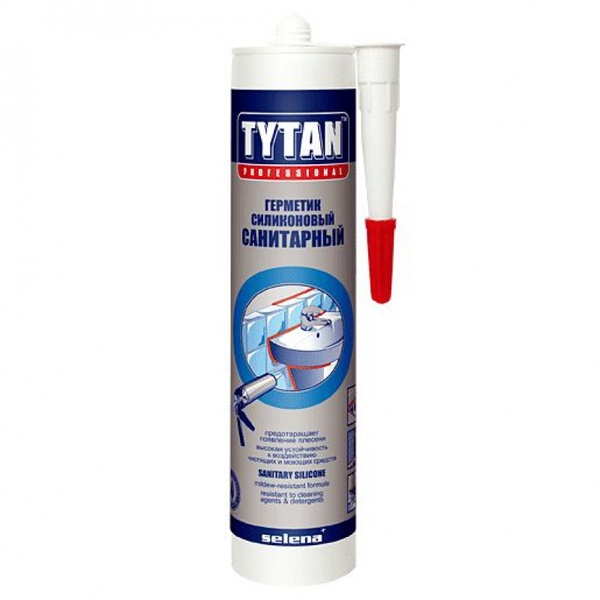 Герметик Tytan Professional силиконовый санитарный UPG белый 310мл*12 05971