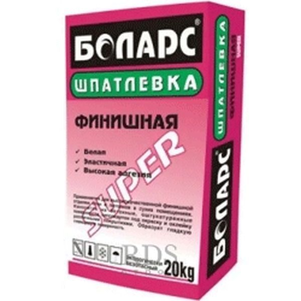 Шпатлевка финишная СУПЕР 20кг(48) "Боларс"
